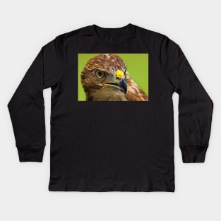 Common Buzzard Kids Long Sleeve T-Shirt